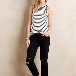 Paige Jimmy Jimmy Crop Jeans Black
Arlo Destructed 24 Denim